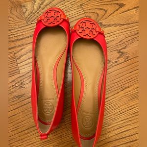 Cherry Red Tory Burch Flats